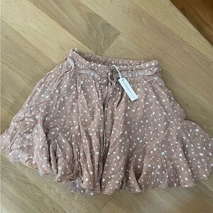 🆕 Blush Pink Polka Dot Skort